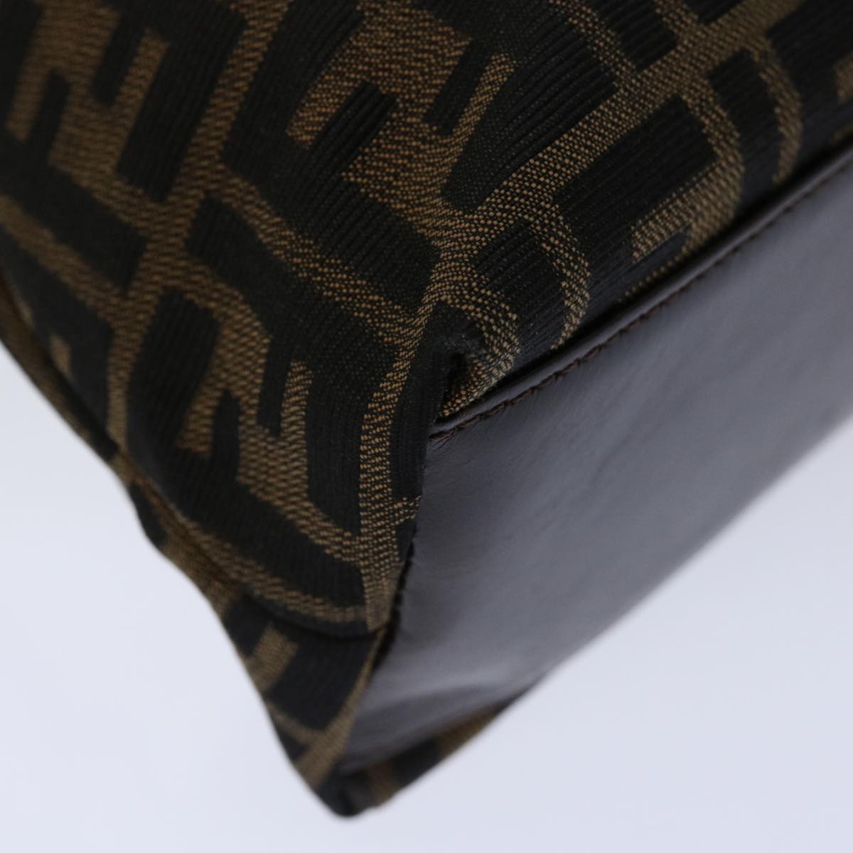 Fendi Zucca Brown Canvas Handbag