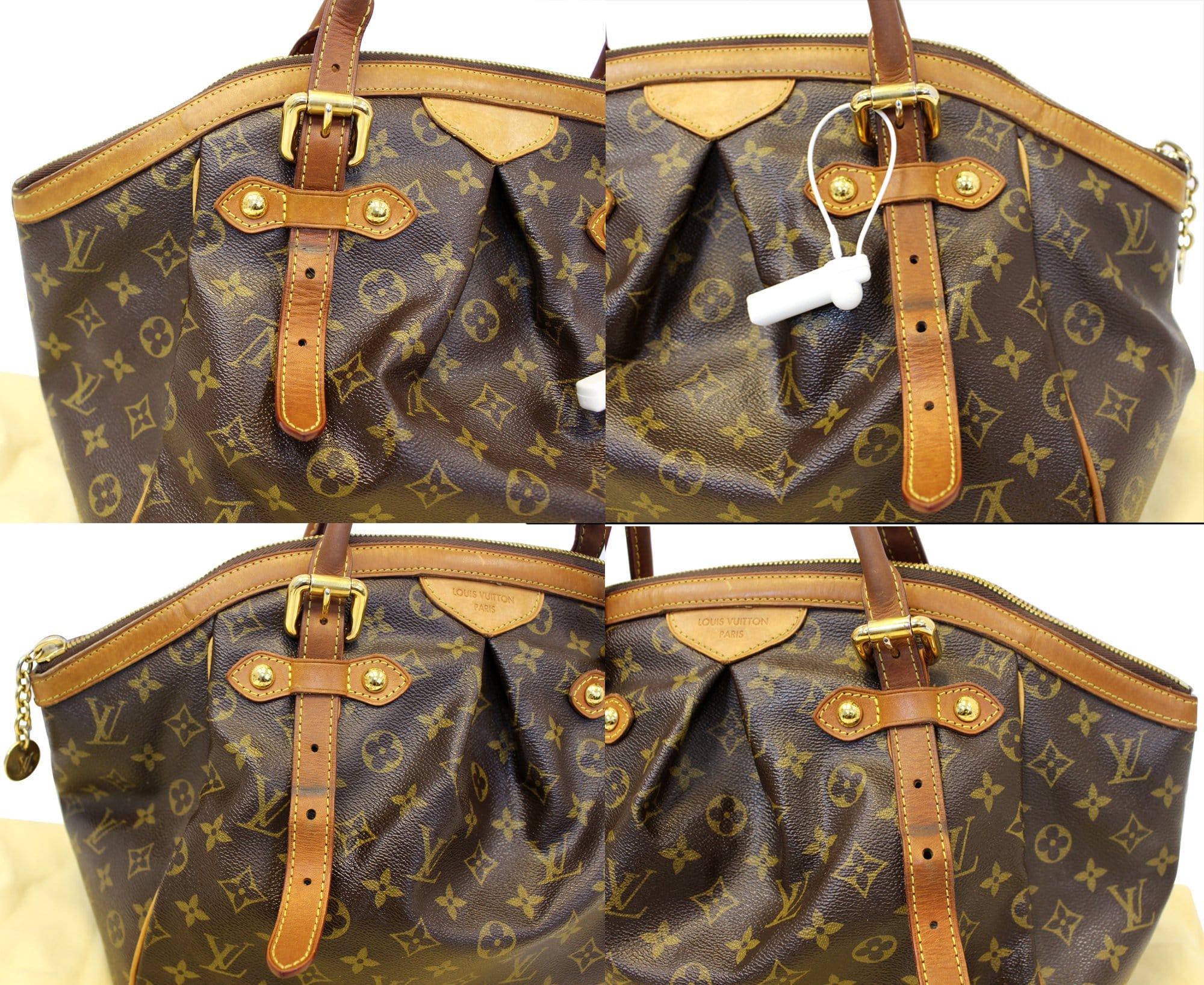 LOUIS VUITTON Tivoli GM Monogram Canvas Shoulder Bag Brown