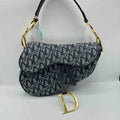 Dioror Monogram Saddle Shoulder Bag