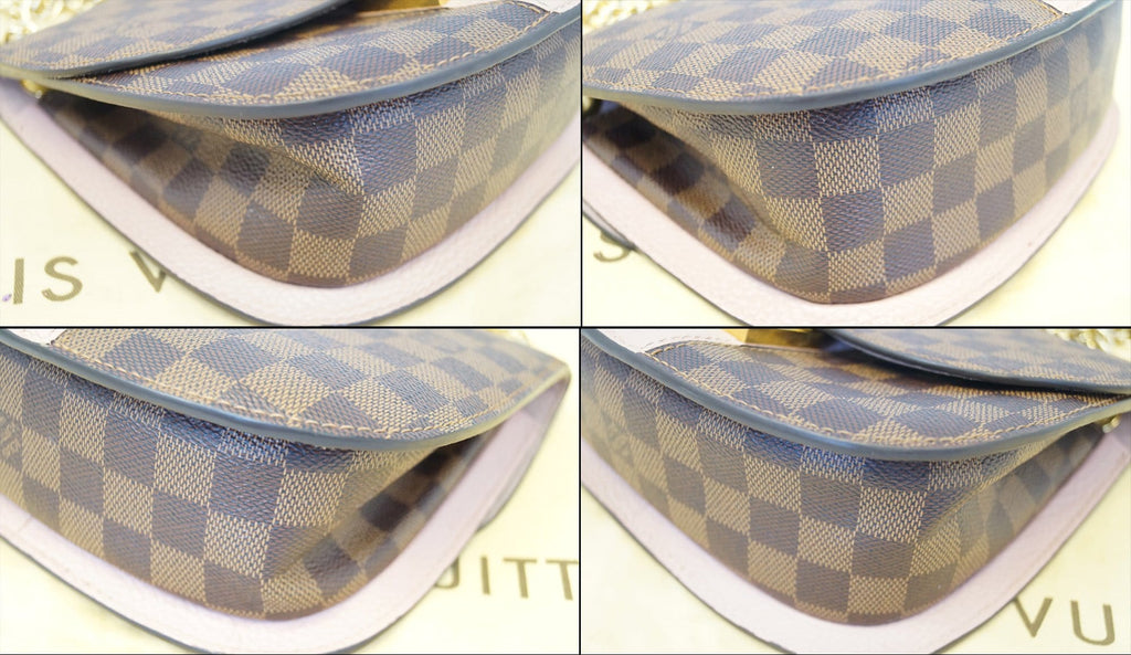 LOUIS VUITTON Wight Damier Ebene Magnolia Shoulder Crossbody Bag