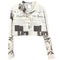 Christian Dior Fall 2000 Newspaper Jacket White