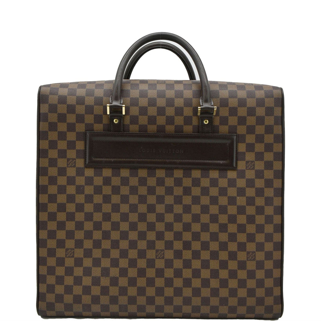 LOUIS VUITTON Nolita PM Damier Ebene Travel Bag Brown