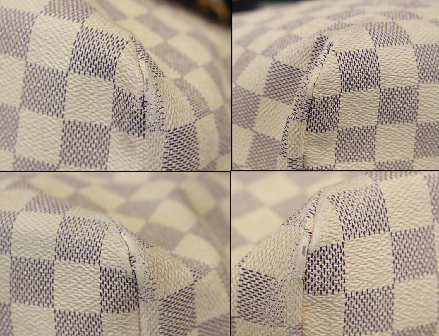 LOUIS VUITTON Cabas PM Damier Azur Beach Shoulder Bag