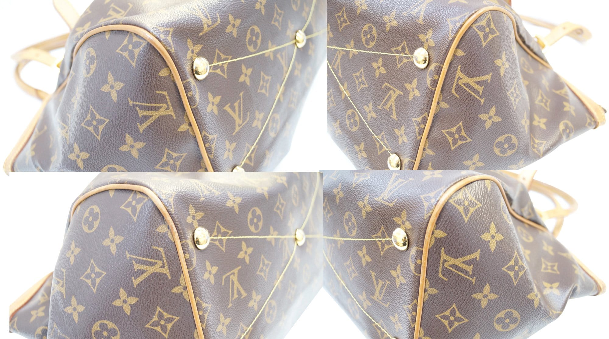LOUIS VUITTON Tivoli GM Monogram Canvas  Brown Shoulder Bag