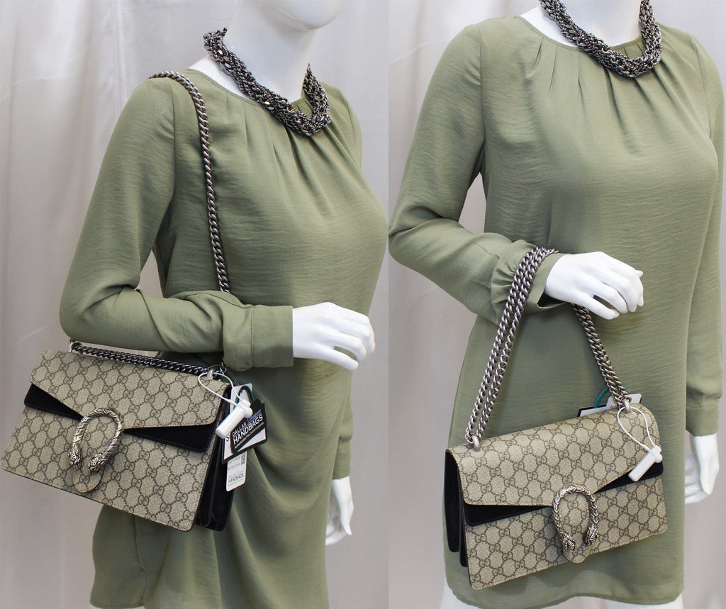 GUCCI Dionysus Small Gucci Supreme Canvas Shoulder Bag 400249