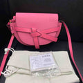 Loewe Mini Gate Crossbody Bag, Pink Leather