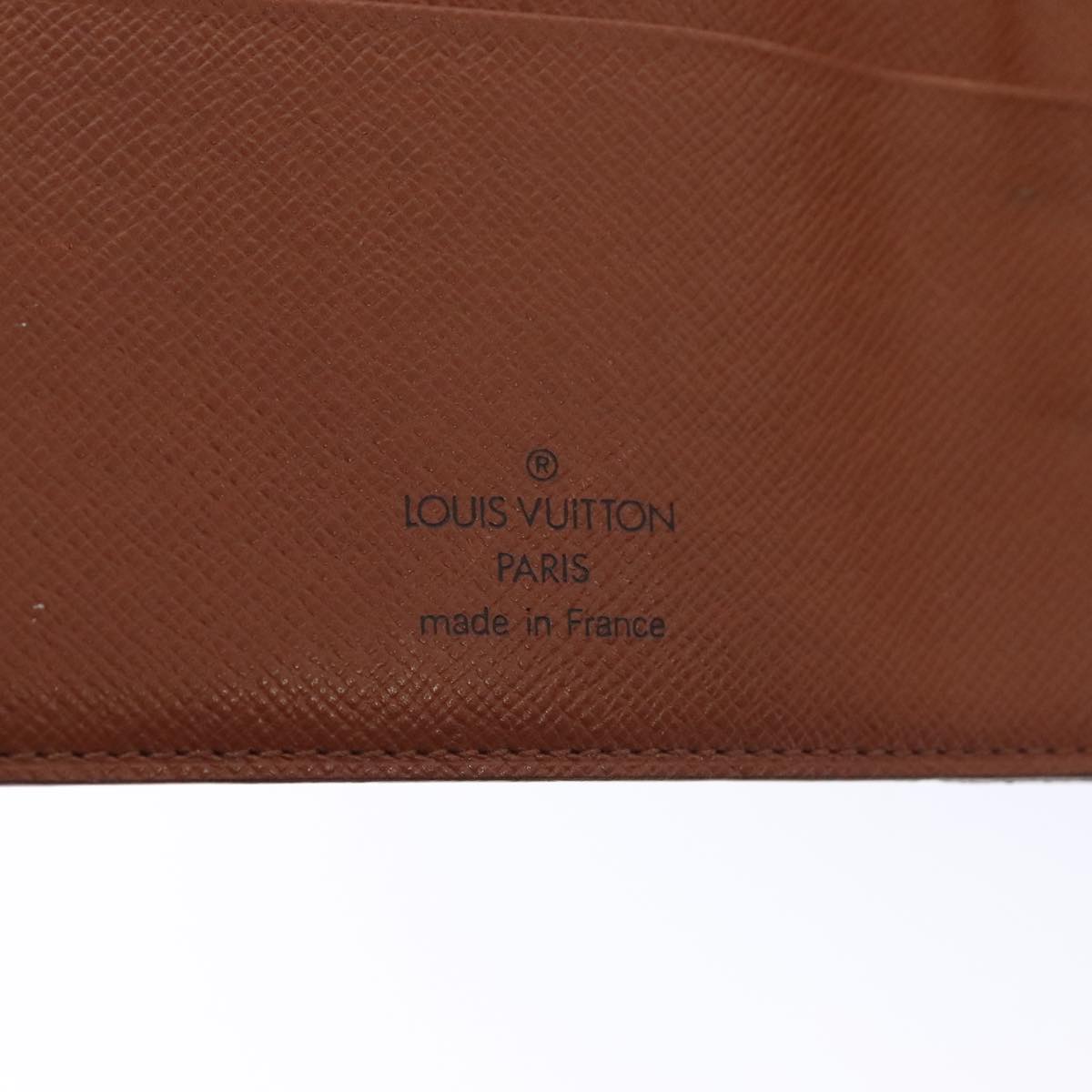 Louis Vuitton Agenda Cover Brown Canvas Wallet
