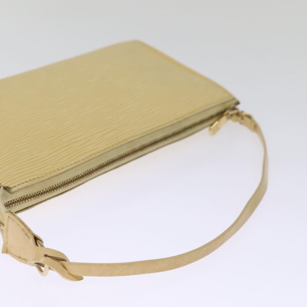 Louis Vuitton Pochette Accessoire  Leather Clutch Bag