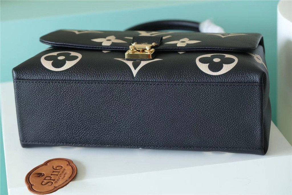 Louis Vuitton Madeleine MM Monogram Empreinte Black / Beige For Women,  Shoulder and Crossbody Bags 11.8in/30cm Louis VuittonÃƒâ€šÃ‚Â 