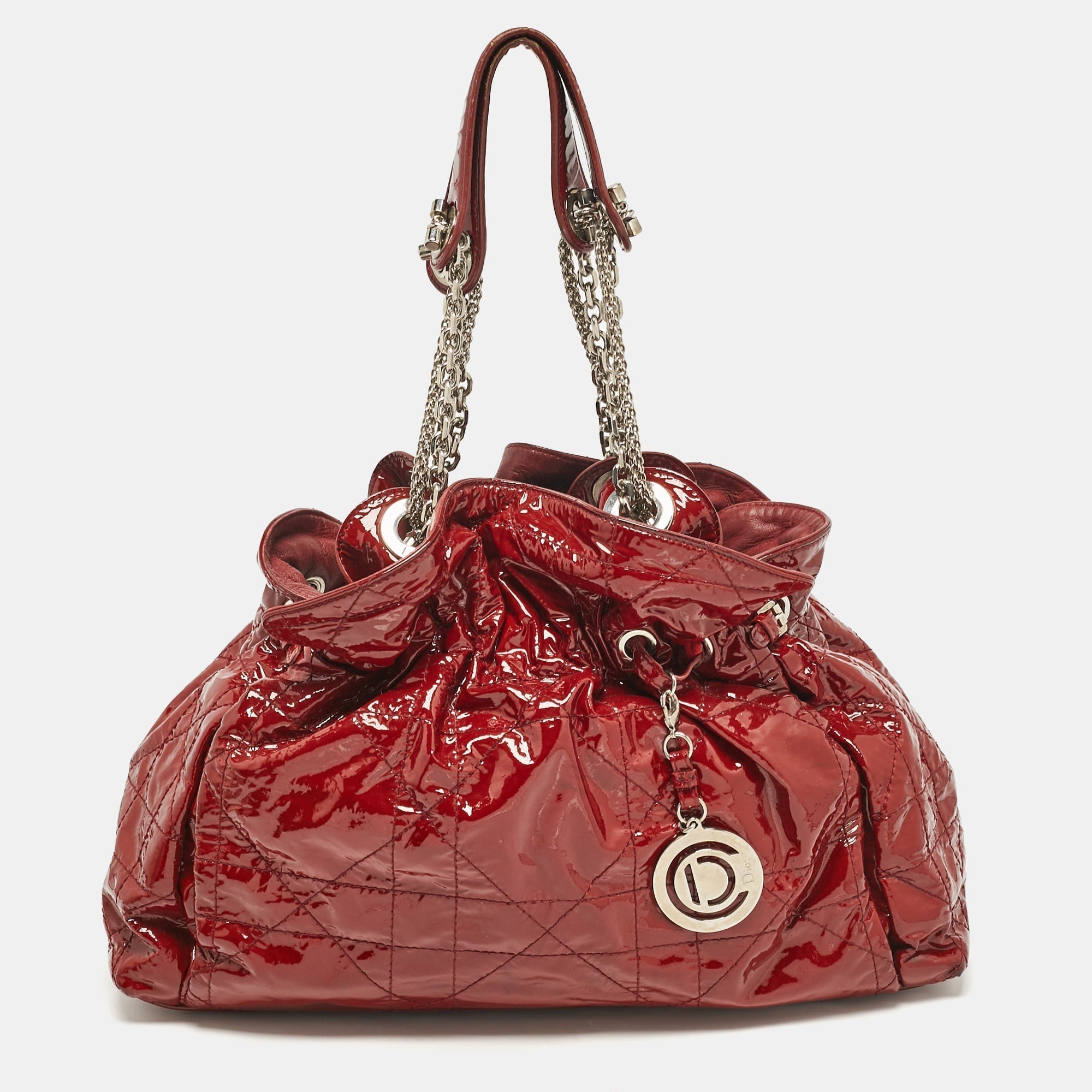 Dior Red   Leather Le Trente Tote
