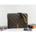 Saint Laurent Becky Small Shoulder Bag Brown For Women 10.5in/27cm YSL