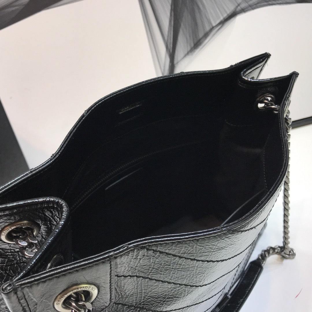 YSSL Niki Medium Shopping Bag Black For Women 12in/32cm YSLÂ 