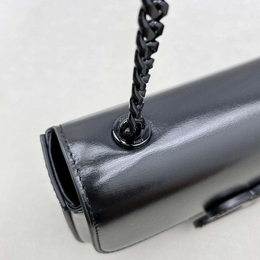 Chain Shoulder Bag Triomphe Black For Women 8in/20.5cm 197993EQJ.38NN
