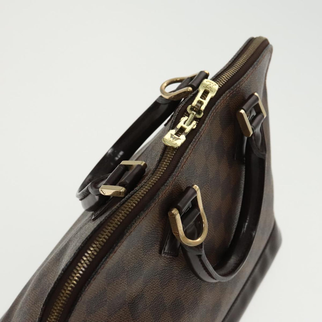 Louis Vuitton Vintage Alma Handbag Damier Brown Canvas Handbag