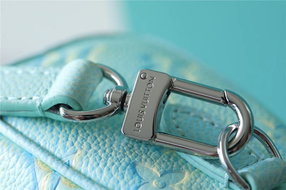 Louis Vuitton Nano Speedy Monogram Empreinte Vert D’eau Green For Women,  Shoulder And Crossbody Bags 16cm/6.3in Louis Vuitton 
