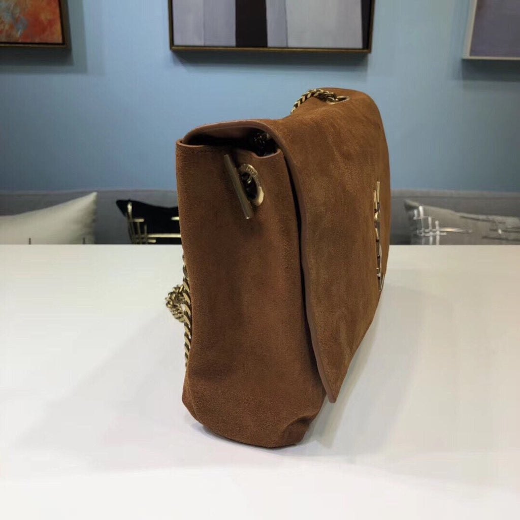 Top Quality Kate MeTop Qualityum Reversible Chain Bag Brown For Women 28.5in/11.2cm YSL 5538041S78W7761