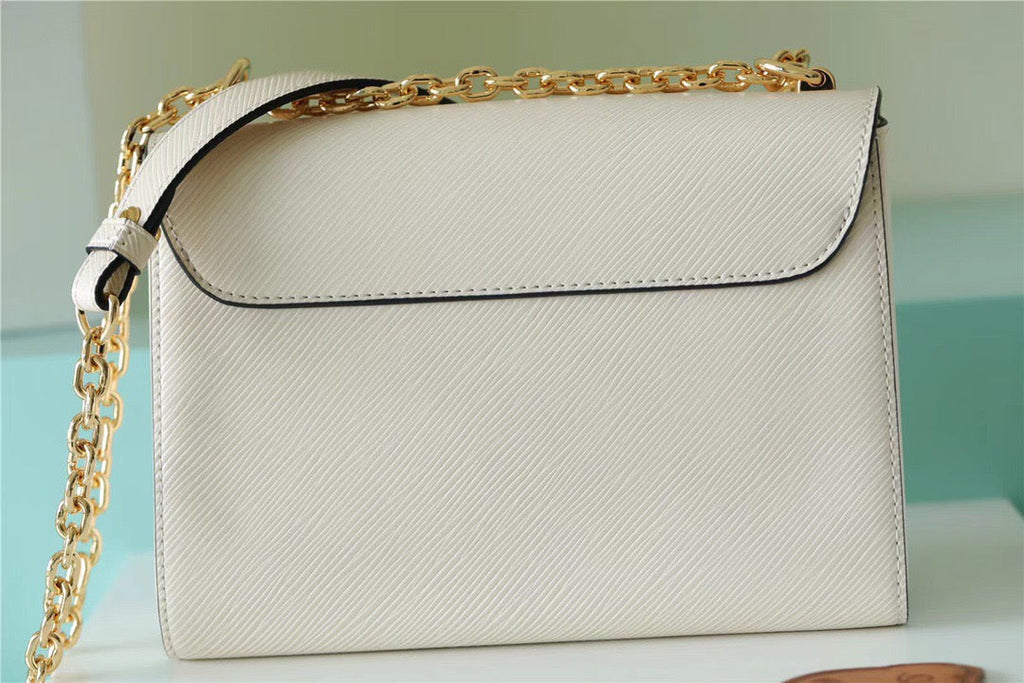 Louis Vuitton Twist MM Epi White For Women, WomenÃƒÂ¢Ã¢â€šÂ¬Ã¢â€žÂ¢s Bags, Shoulder And Crossbody Bags 9.1in/23cm Louis Vuitton M55513