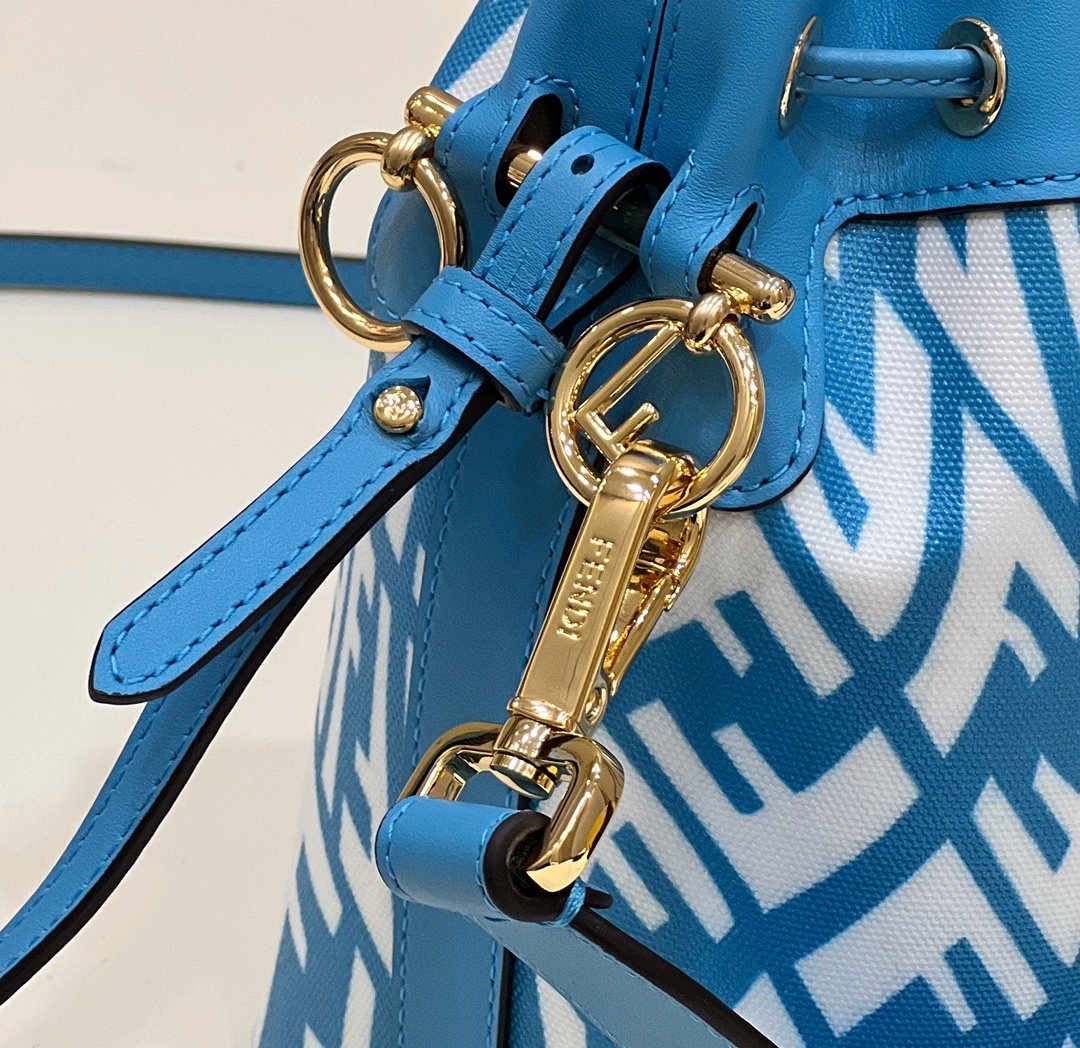 Mon Tresor Bag Blue For Women, Women’s Handbags, Shoulder And Crossbody Bags 7.1in/18cm FF 8BS010