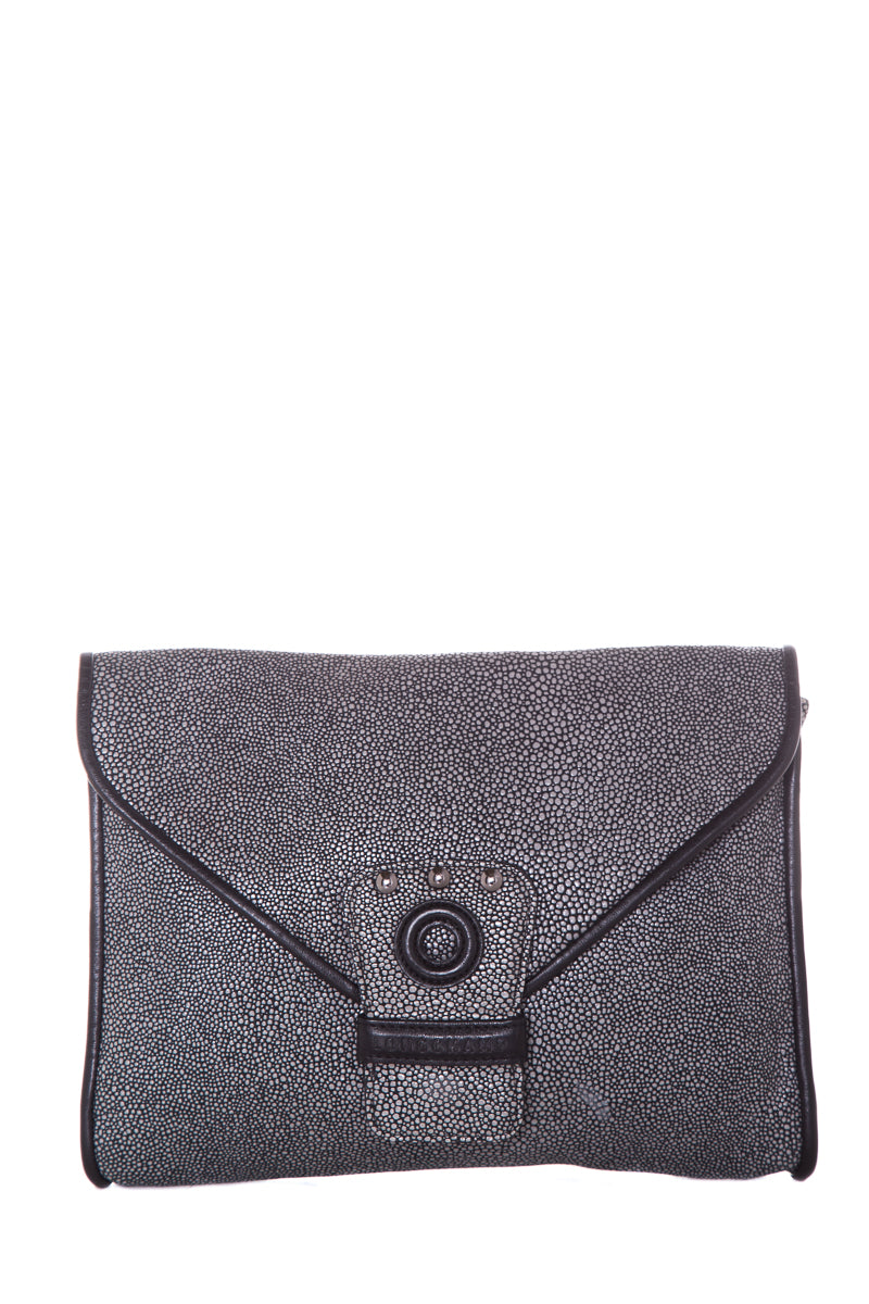 Longchamp Black Leather Shoulder Bag