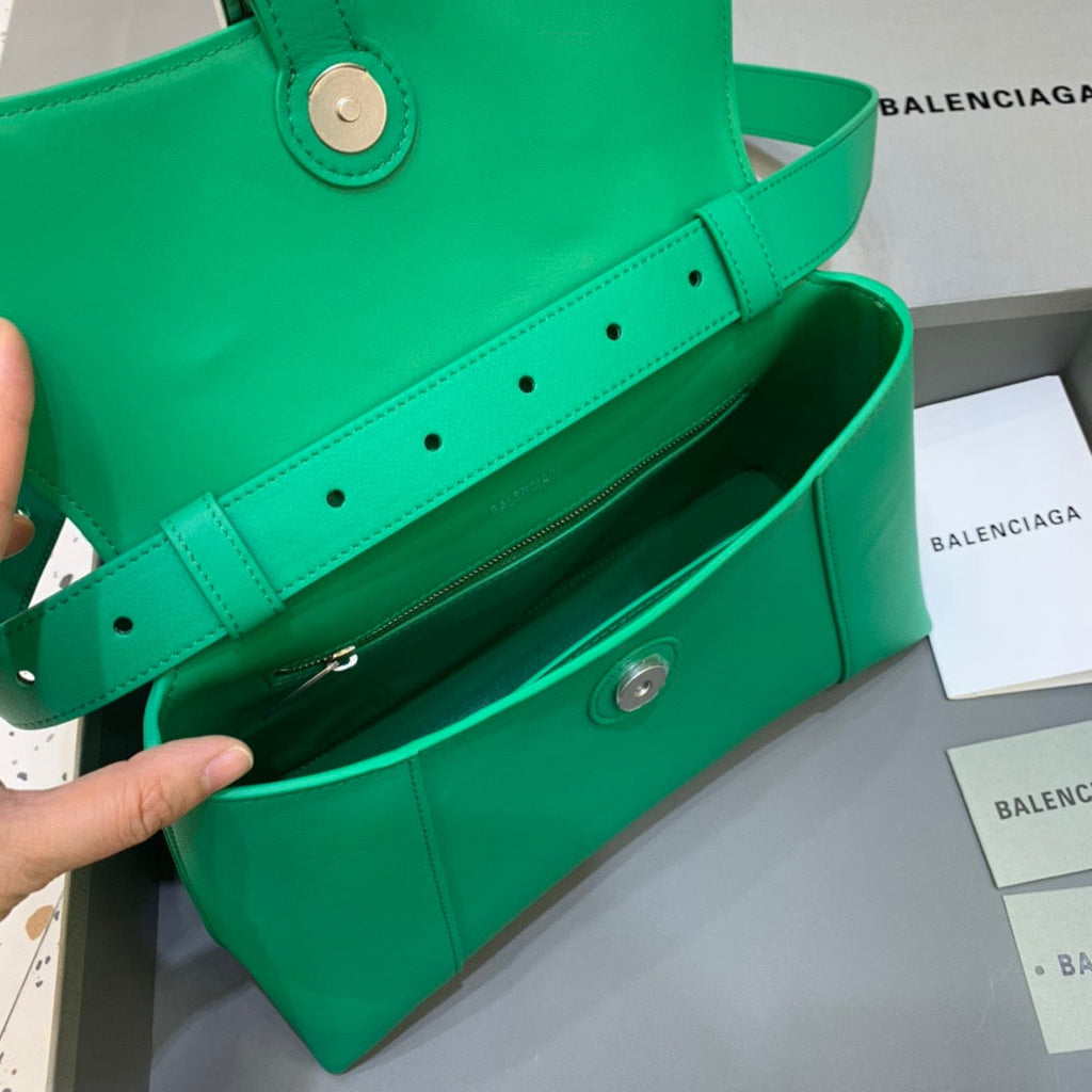Downtown Small Shoulder Bag In Green, For Women,  Bags 11.8in/30cm