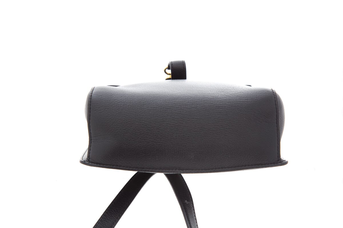 DeLouis Vuittonaux Black Leather Crossbody