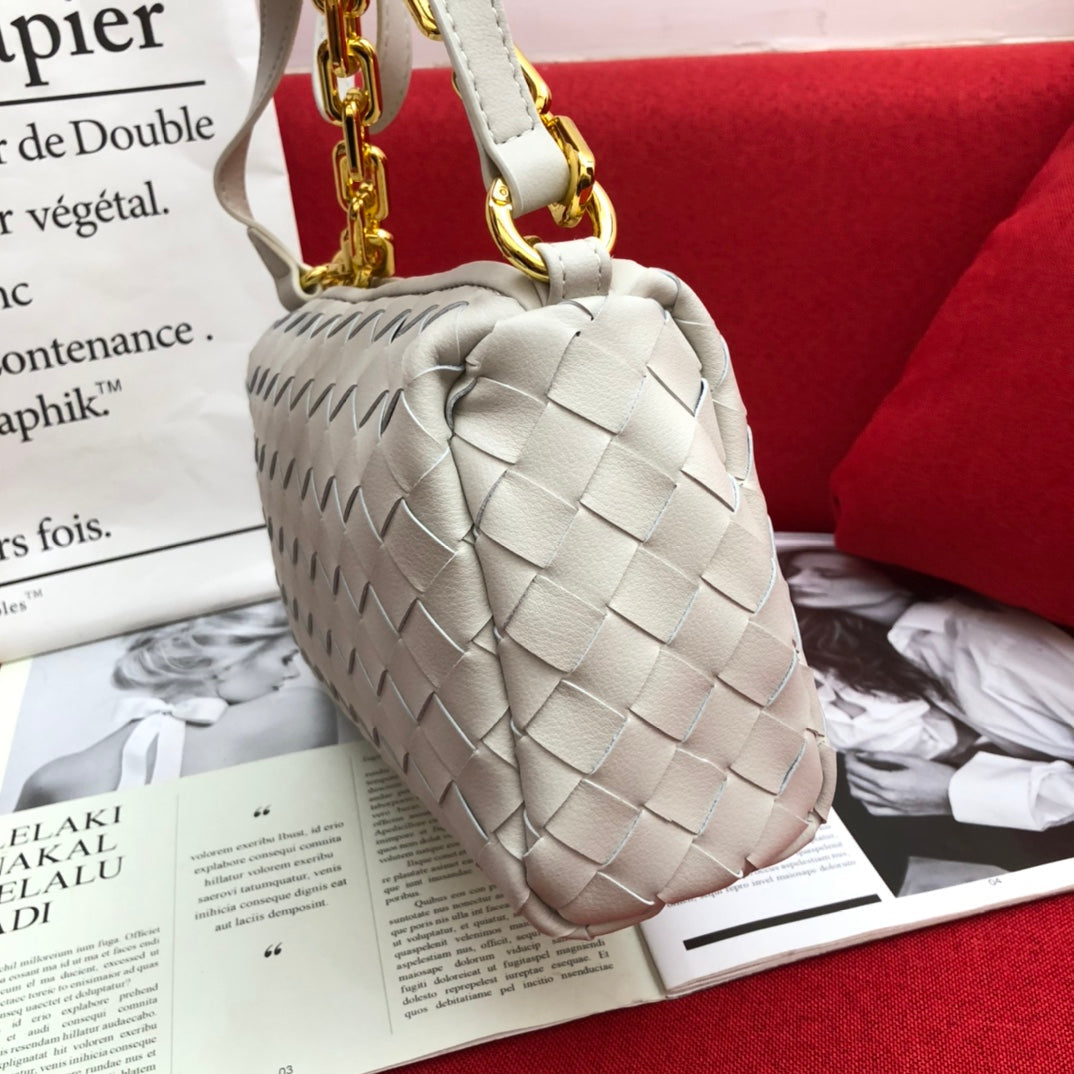 Bottega Veneta Crossbody Bag White, For Women, Bags 9.4in/24cm