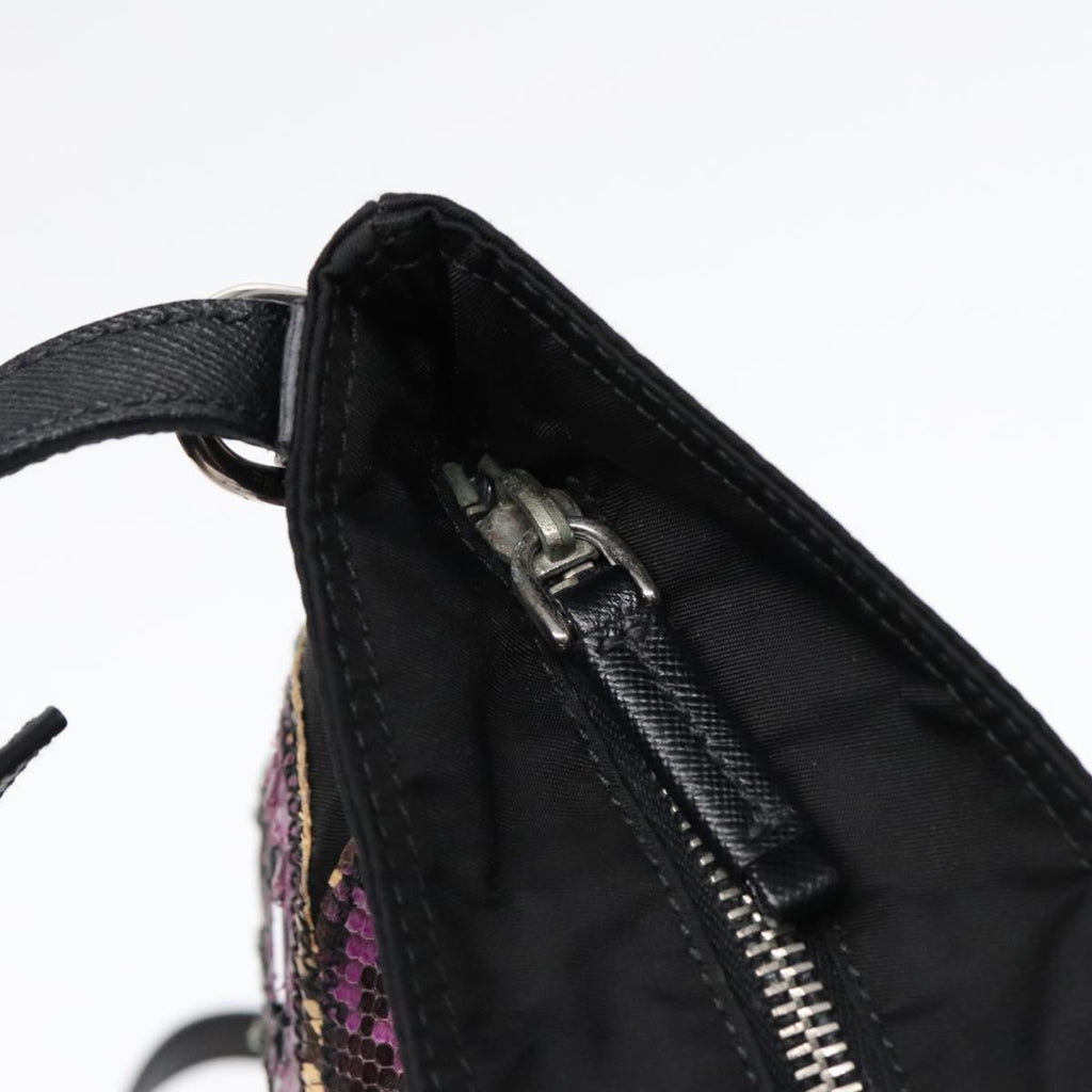 Prada Re-Edition Black Canvas Shoulder Bag