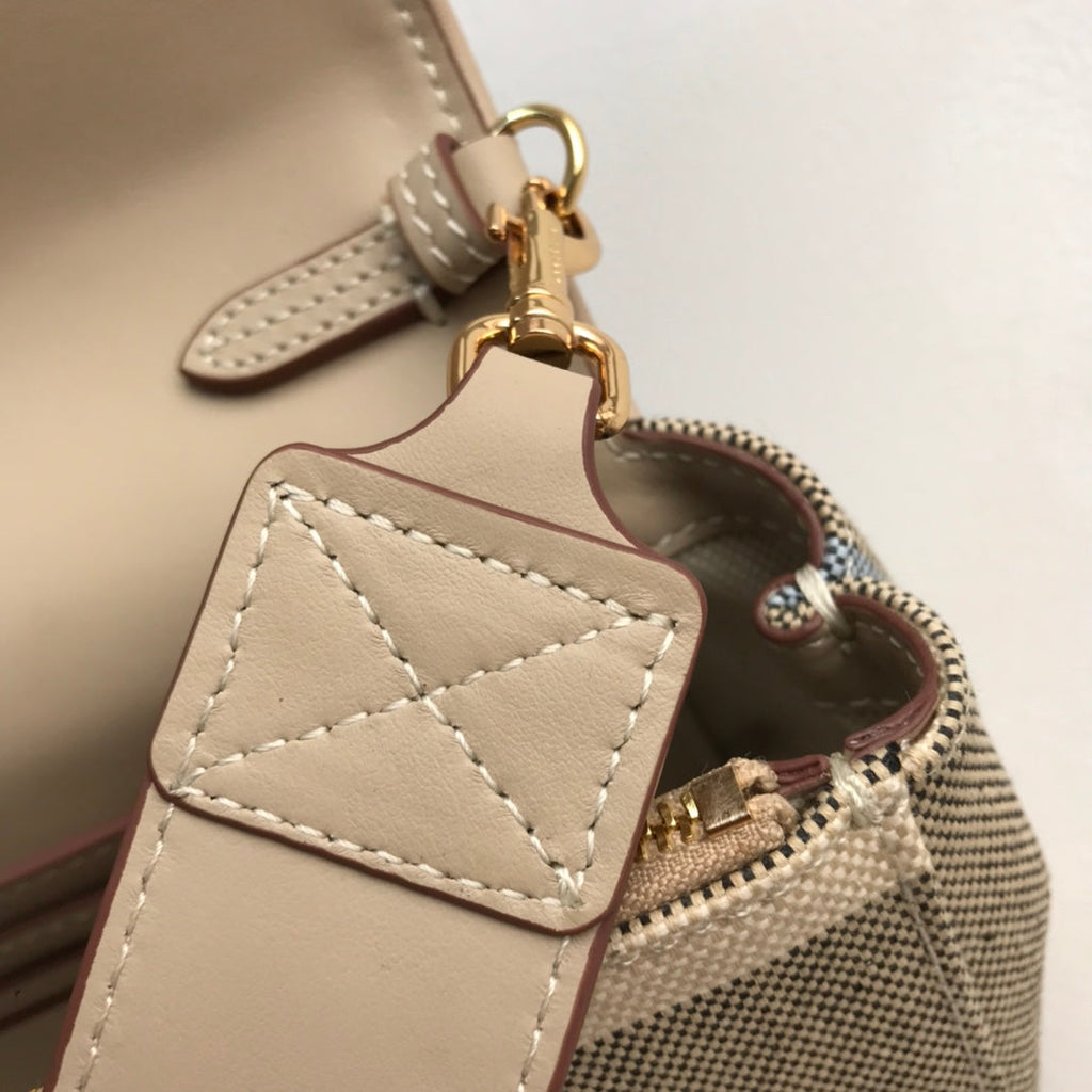 Vintage Check And Small Crossbody Bag For Women, Bags 7.1in/18cm
