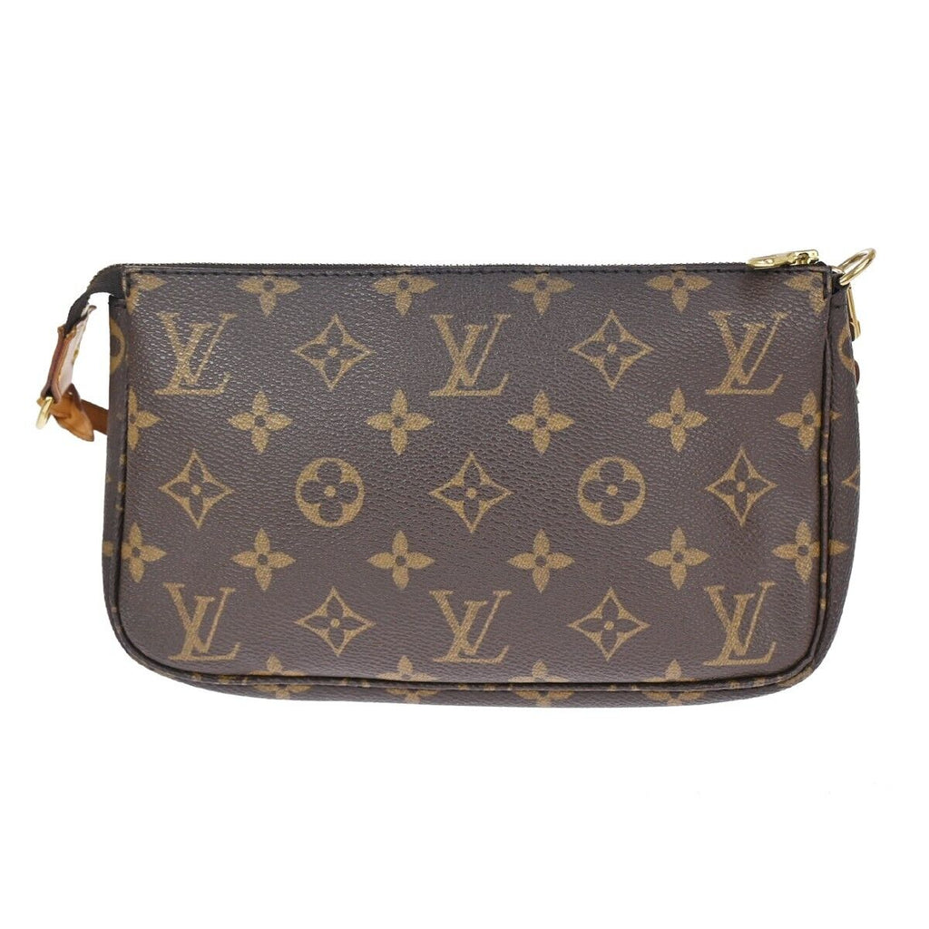 Louis Vuitton Pochette Accessoires  Canvas Clutch Bag