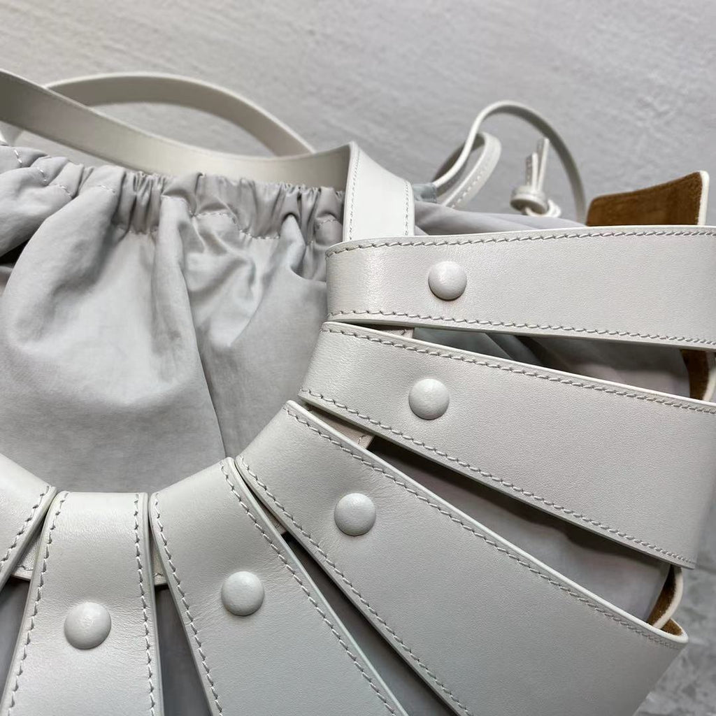 MeGLAMIum Shoulder Bag White, For Women, Women Bags 8.6in/22cm