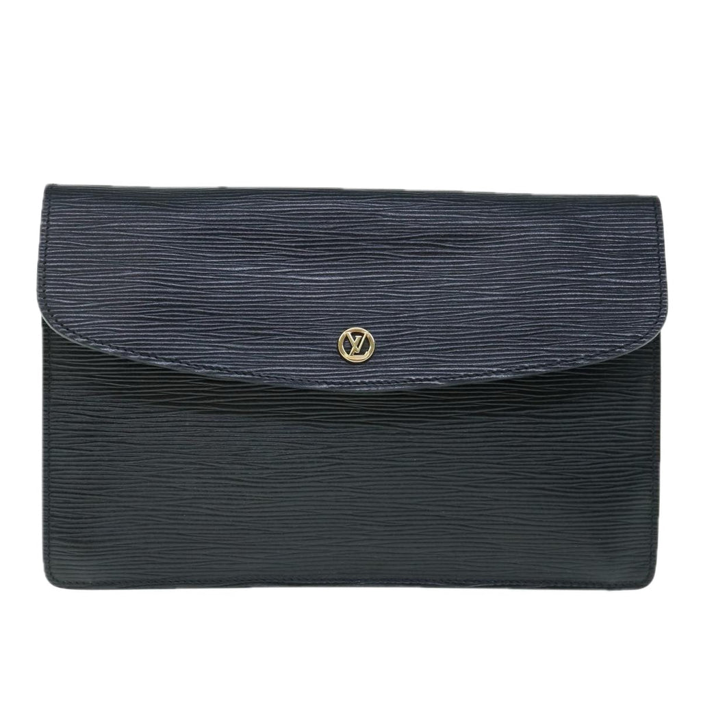 Louis Vuitton Montaigne  Leather Clutch Bag
