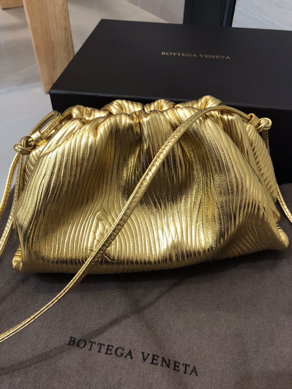 Bottega Veneta Clutch Yellow, For Women, Bags 8.7in/22cm