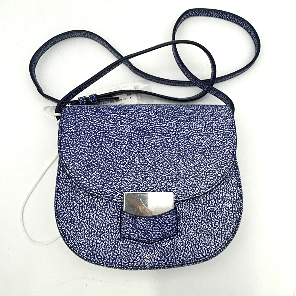Celine Small Trotteur Bag - Blue Crossbody Bag LA15640