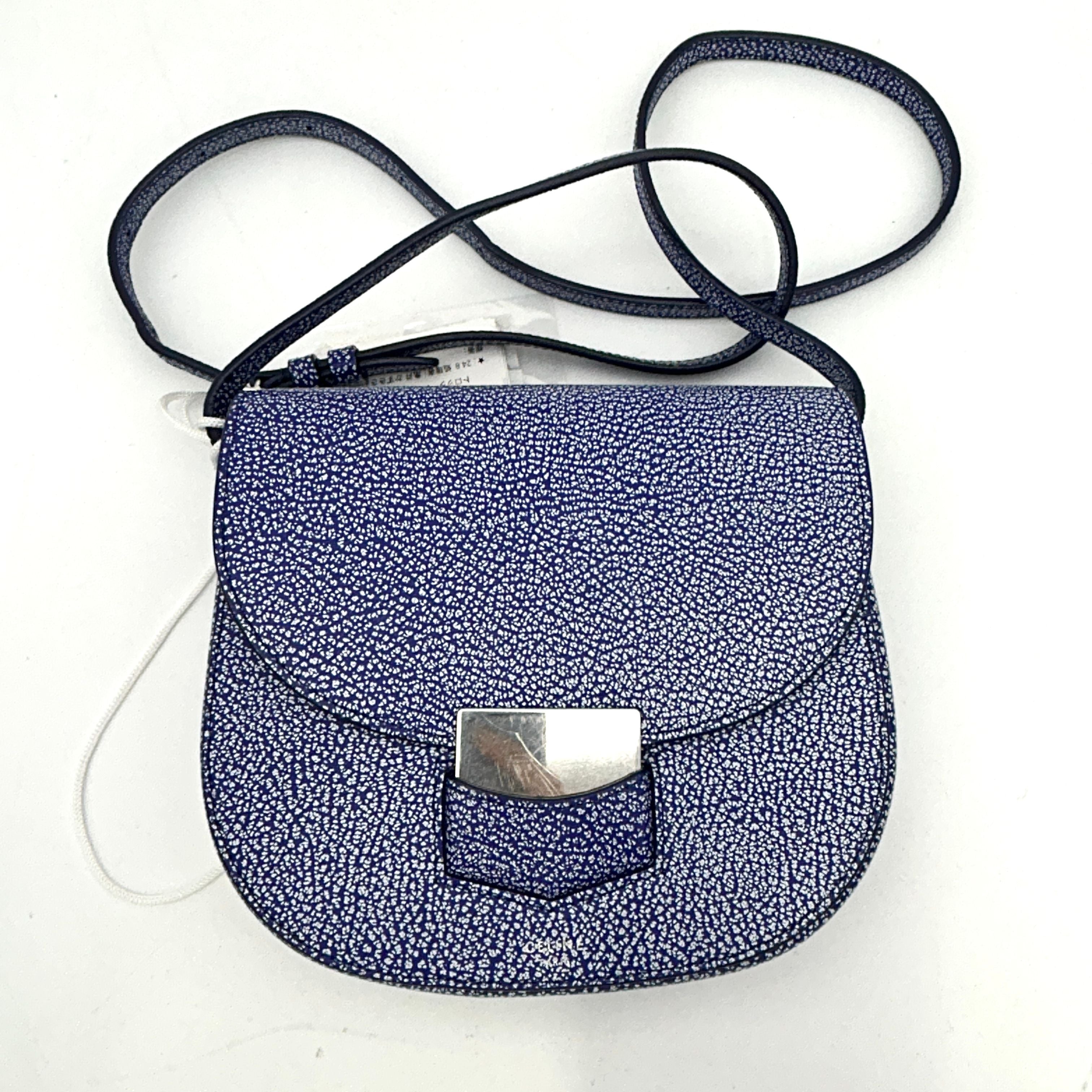 Celine Small Trotteur Bag - Blue Crossbody Bag LA15640