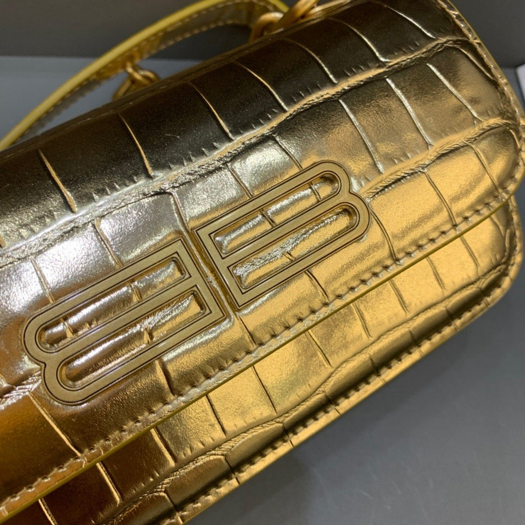 Gossip Small On Chain Shoulder Bag Gold, For Women,  Bags 7.4in/19cm