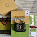 Gucci Jackie 1961 Mini Shoulder Bag Black For Women, Women’s Bags 7.5in/19cm Gucci
