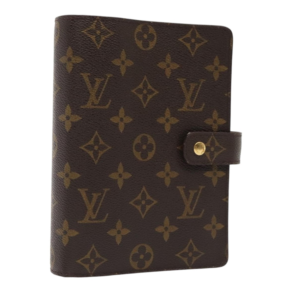 Louis Vuitton Agenda Cover Brown Canvas Wallet