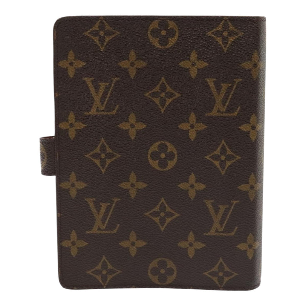 Louis Vuitton Agenda Cover Brown Canvas Wallet