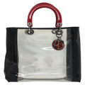 Christian Dior Lady Dior Bag Transparent Pvc Handbag (Pre-Owned)