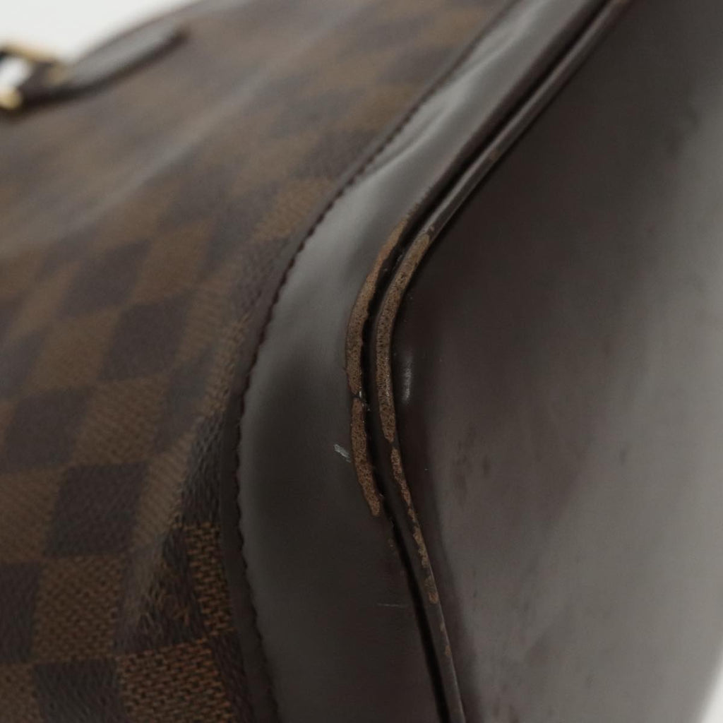 Louis Vuitton Vintage Alma Handbag Damier Brown Canvas Handbag