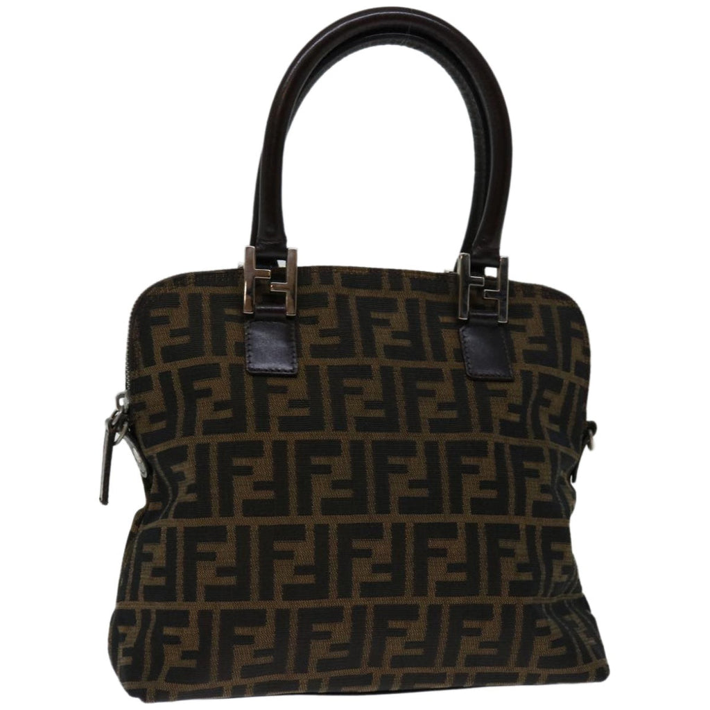 Fendi Zucca Brown Canvas Handbag