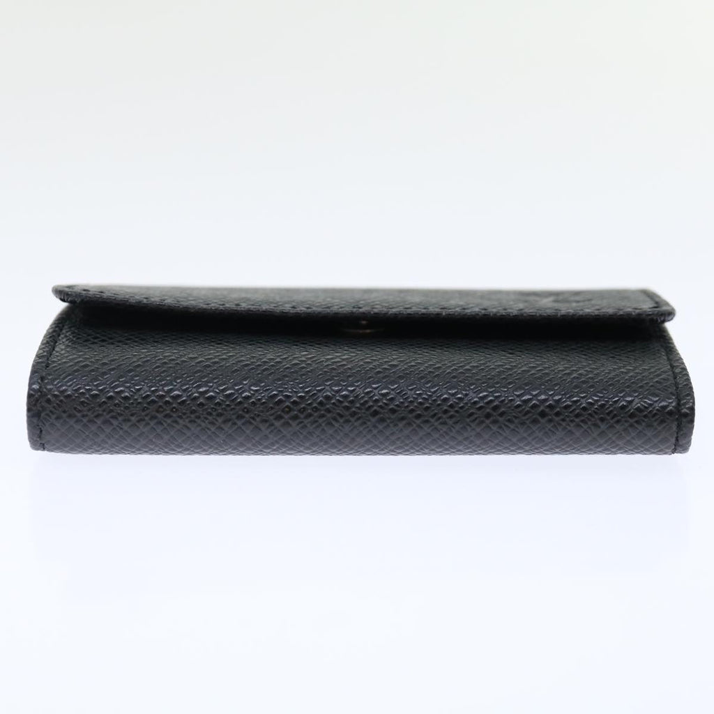 Louis Vuitton 6 Key Holder Black Leather Wallet