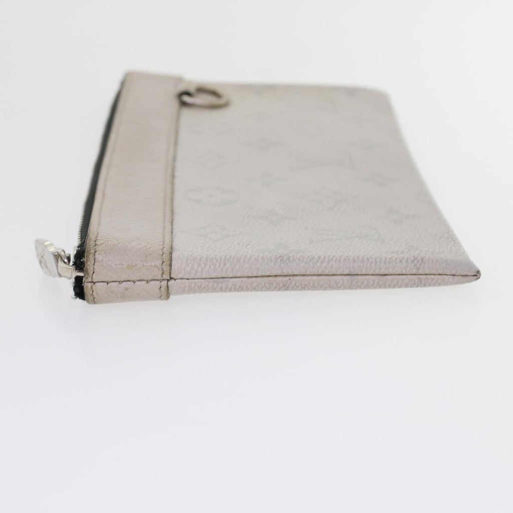 Louis Vuitton Discovery Pochette Monogram Taigarama Gray Leather Clutche & Pouche Bag