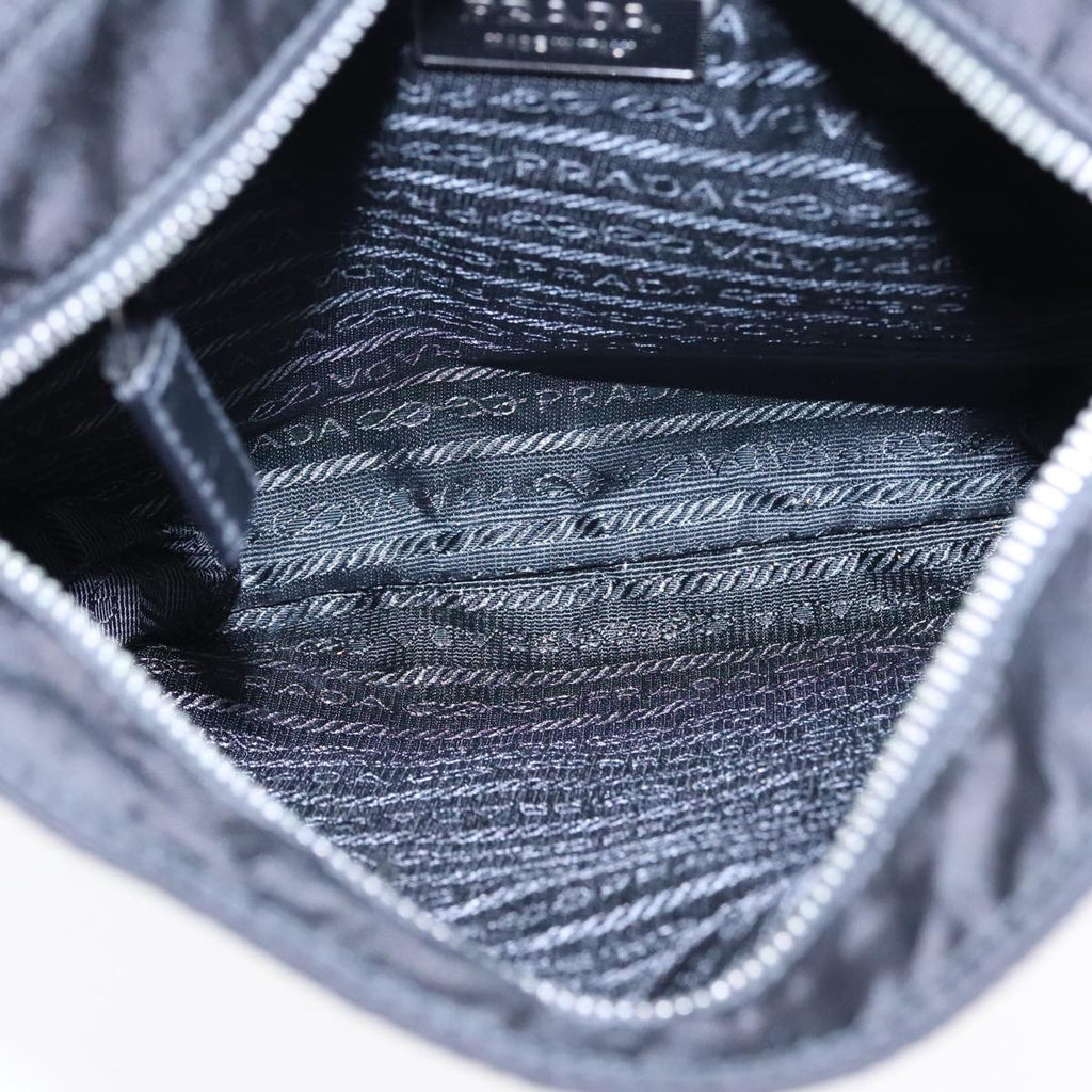 Prada Re-Edition Black Canvas Shoulder Bag