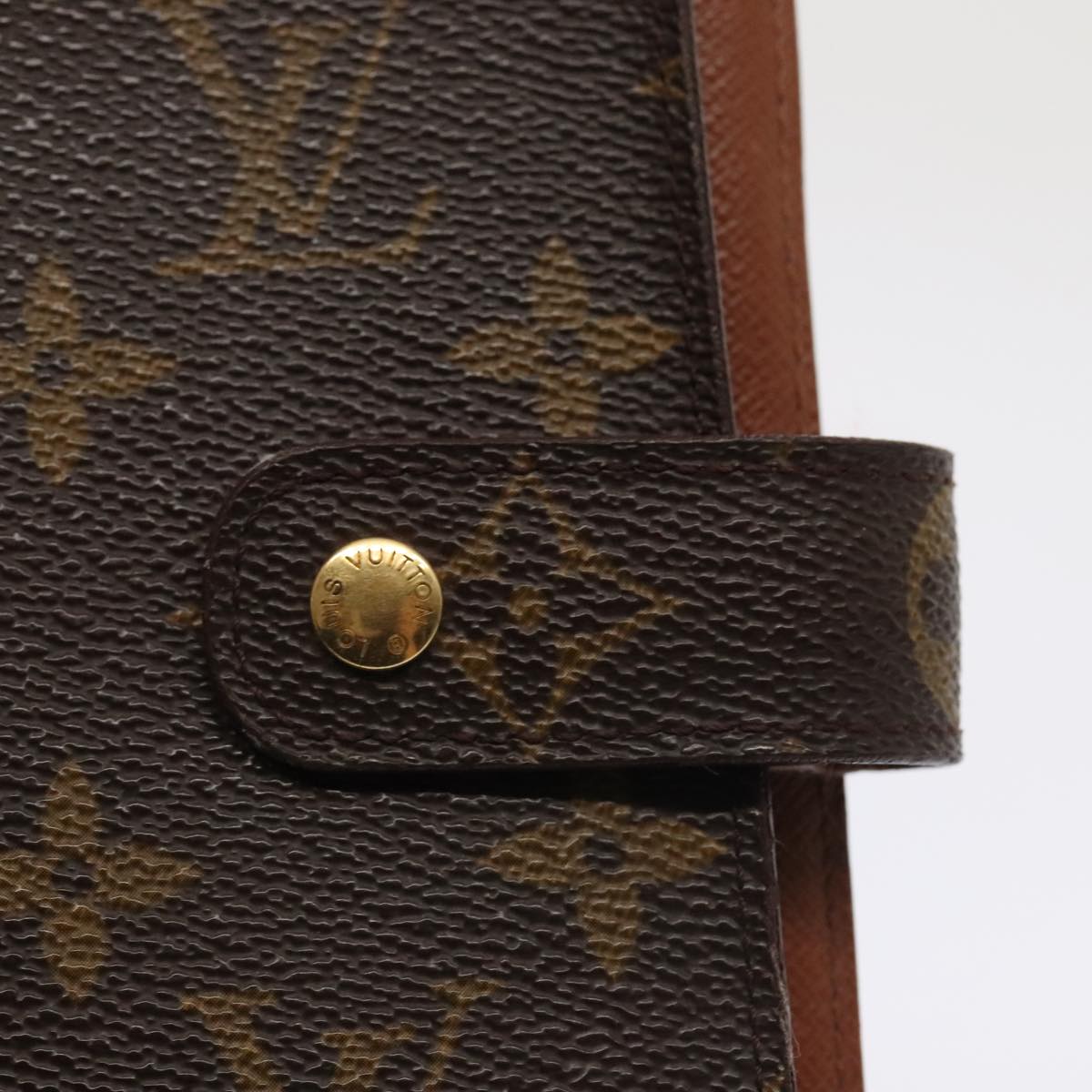 Louis Vuitton Agenda Cover Brown Canvas Wallet