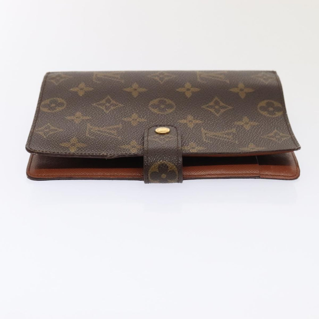 Louis Vuitton Agenda Cover Brown Canvas Wallet