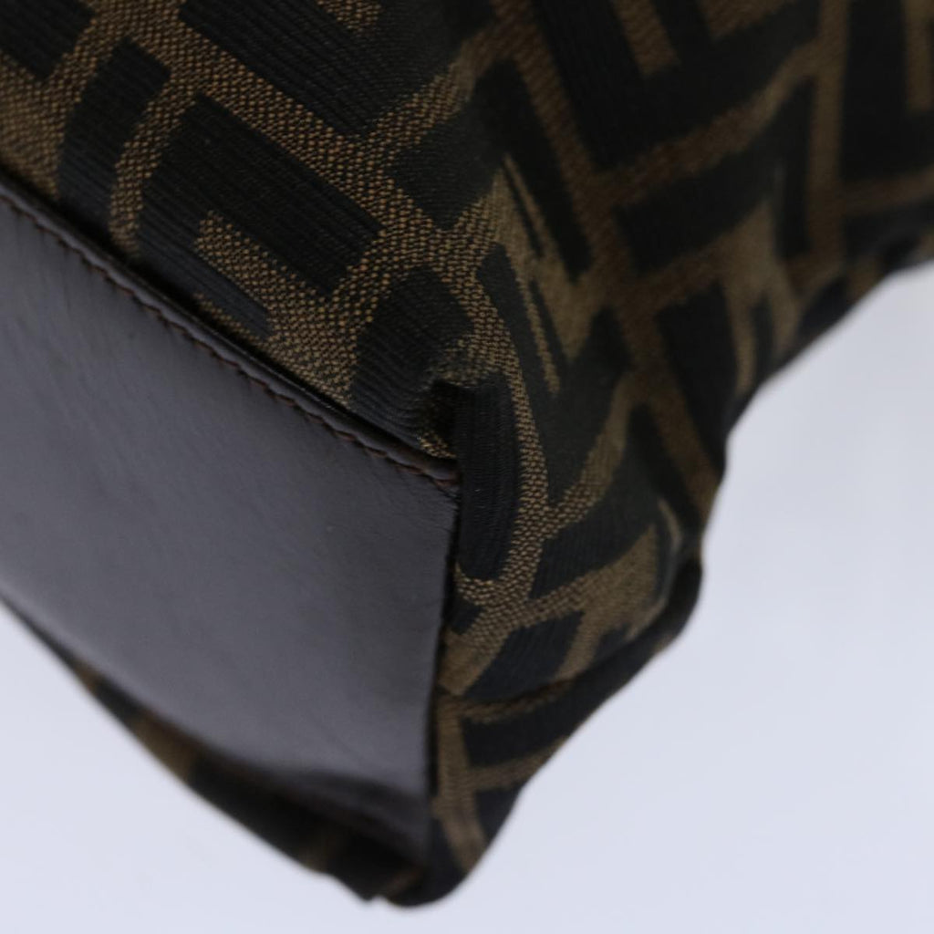 Fendi Zucca Brown Canvas Handbag