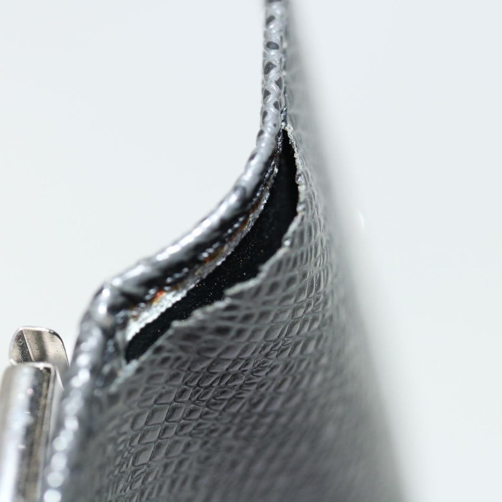 Louis Vuitton 6 Key Holder Black Leather Wallet