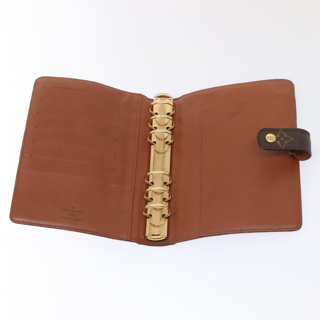 Louis Vuitton Agenda Cover Brown Canvas Wallet
