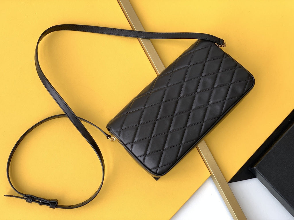 YSSL Kate 99 Chain Bag Black With Gold Hardware For Women 10in/26cm YSL
